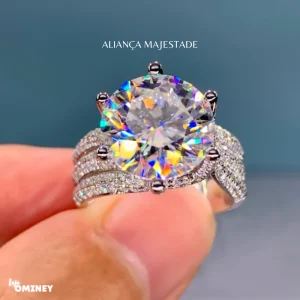 Aliança Majestade - Prata 925