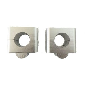 ADAPTADOR DE GUIDÃO 28 CNC CINZA